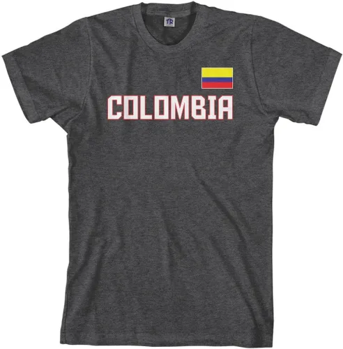 Vista 7 de Threadrock Colombia National Pride - Camiseta para hombre