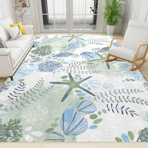 Vista 13 de Alfombra de entrada colorida arcoíris de 2 x 3 pies para baño, alfombra bohemia de mediados de siglo, abstracta de pelo bajo, tapete pequeño