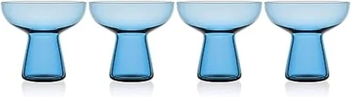 Vista 9 de Mikasa Phoebe Margarita - Juego de 4 vasos de cóctel, color ámbar