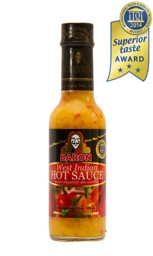 Vista 9 de Salsa picante Baron West Indian 14 oz (13.4 fl oz)