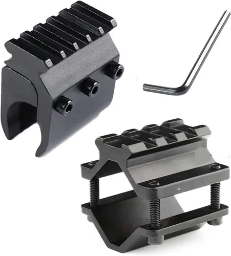 Vista 11 de 360 Tactical Universal 21mm Weaver Base Adaptador Convertidor de Cañón Alcance de Alcance de Carga Pesada