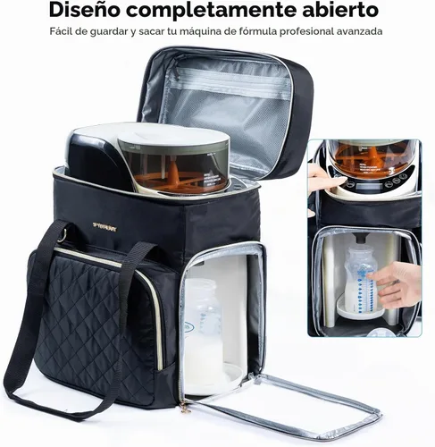 Vista 3 de SFYBYHEART Estuche de transporte compatible con Baby Brezza Formula Pro Advanced Formula Pro - Bolsa de transporte para mezclador de fórmula