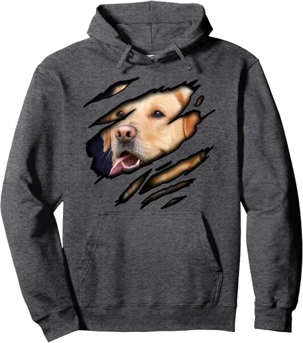 Vista 3 de Golden Retriever in me T-Shirt, Dogshirt, Pedigree Dog Pullover Hoodie