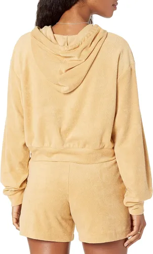 Vista 2 de The Drop Georgia Towel - Sudadera corta con capucha para mujer