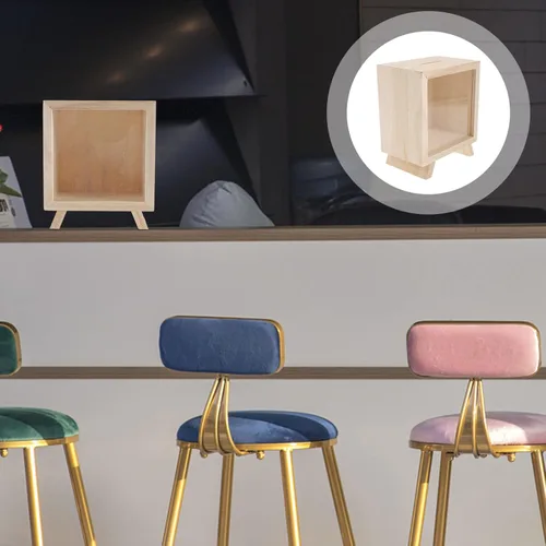 Vista 8 de Alcancía de madera transparente para adultos, dinero en efectivo, monedas, caja de ahorro de dinero transparente para niños y niñas, caja irrompible
