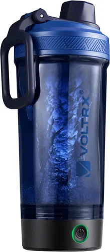 Vista 11 de VOLTRX Botella agitadora, Mezclador eléctrico recargable USB C con Gallium para batidos de proteínas, Vasos agitadores para batidos de proteínas