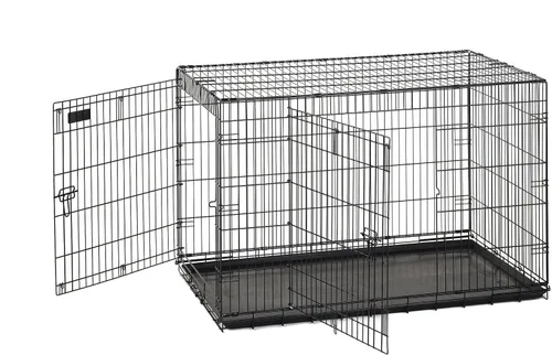 Vista 12 de Jaula grande con doble abertura Precision Pet, negra, Negro