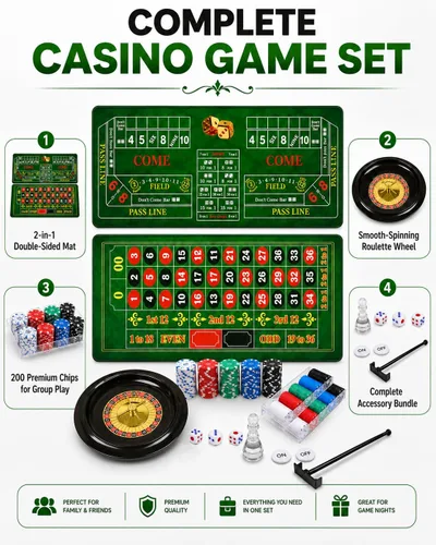 Vista 6 de Juego de ruedas de ruleta, rueda de 10 pulgadas con ruleta de doble cara
