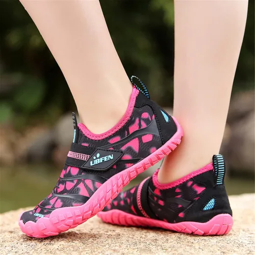 Vista 6 de UBFEN - Zapatos para el agua para niños y niñas, zapatos acuáticos y livianos de secado rápido para ir a la playa, practicar deportes, hacer
