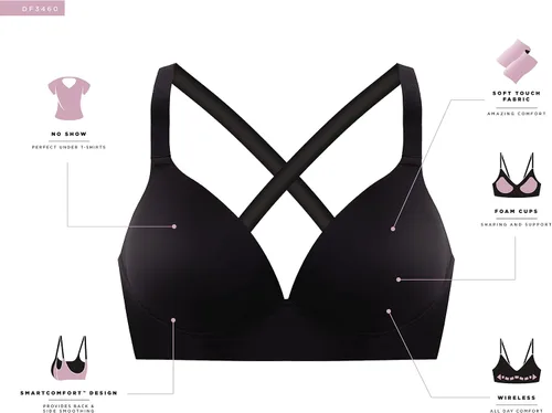 Vista 5 de Bali Camiseta Comfort Revolution Soft Touch Perfect para mujer Df3460