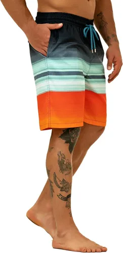Vista 3 de KAILUA SURF - Traje de baño para hombres grandes y altos, 9 pulgadas