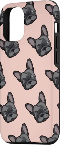 Vista 2 de iPhone 12/12 Pro Cute French Bulldog - Funda para teléfono