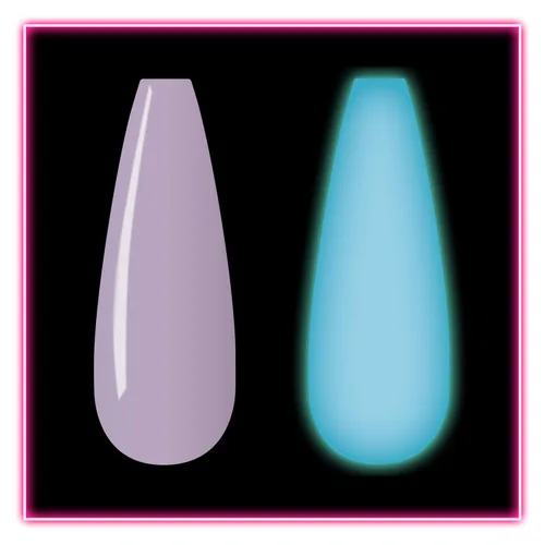 Vista 2 de Kiara Sky Polvo de inmersión para uñas colección Glow 1 oz (antisocial)