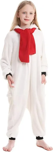 Vista 3 de DarkCom Pijama de animal para niños, ropa de dormir para padres e hijos, disfraz de Halloween, pijama de Navidad