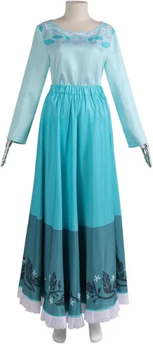 Vista 2 de Disfraz unisex de Bruno para cosplay vestido de Mirabel para adultos vestido de Isabela Madrigal vestido de princesa para mujeres y niñas