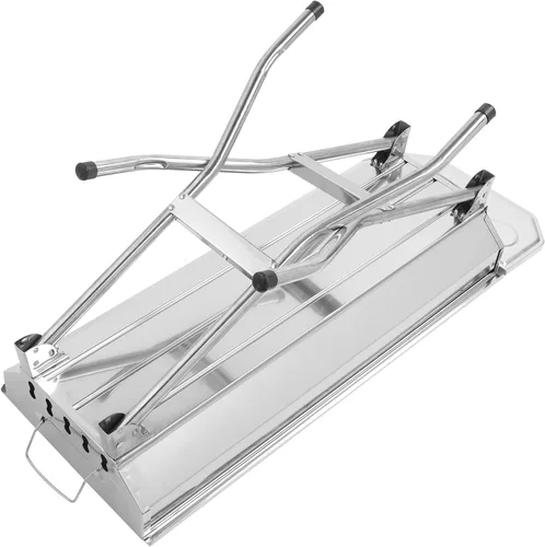 Vista 6 de Outvita Parrilla de carbón portátil, 39 x 12 x 28 pulgadas, parrilla plegable de acero inoxidable y ahumador para cocinar al aire libre, camping