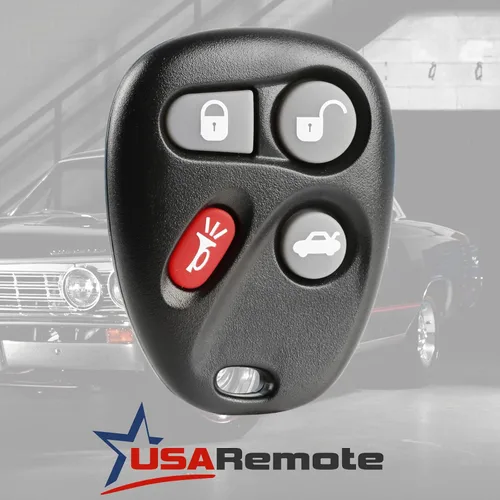 Vista 2 de Llavero de coche con control remoto de entrada sin llave compatible con Chevy Corvette Malibu SSR/Pontiac Bonneville Grand Am/Buick Lesabre/Cadillac
