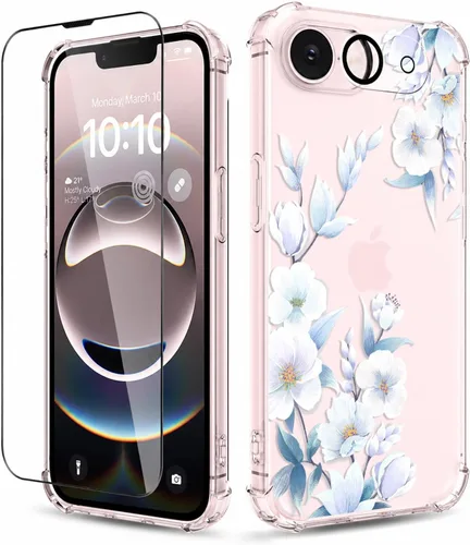 Vista 79 de Funda para iPhone 13 y iPhone 14 (6.1 pulgadas), funda protectora delgada de poliuretano termoplástico suave a prueba de golpes, bonito