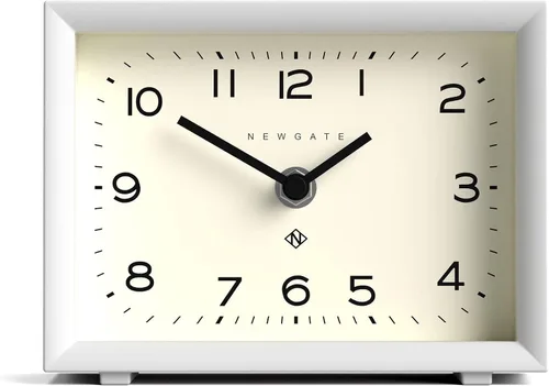 Vista 9 de NEWGATE Henry - Reloj de escritorio, diseño rectangular contemporáneo, gris elegante, fácil de leer, estilo moderno para escritorio, mesa, estante
