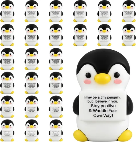 Vista 21 de Gejoy 25 piezas de mini figuras de pato, coloridos regalos motivacionales positivos, decoraciones inspiradoras de animales para graduación