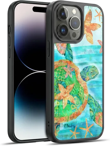Vista 42 de Head Case Designs Officially Licensed Paul Brent Agate Mermaid Coastal Gel Armor Case [Military Grade Drop Protection] Compatible with Apple iPhone