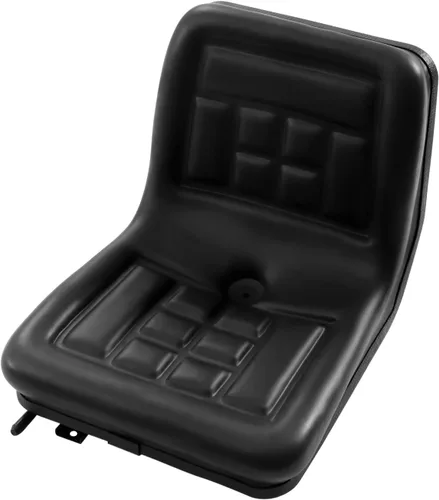 Vista 10 de Asiento universal ajustable para carretilla elevadora, reemplazo de asiento de suspensión completa con cinturón de seguridad para asiento mecánico