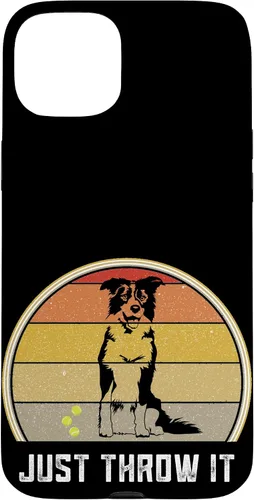 Vista 9 de iPhone 16 Just Throw It Border Collie Women Men Herding Dog Ball Fetch Case