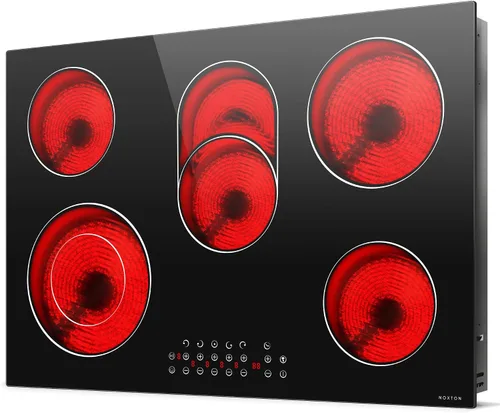Vista 8 de Noxton 110V estufa eléctrica 2 quemadores, estufa radiante eléctrica de 12 110V / Sensor Touch / Negro