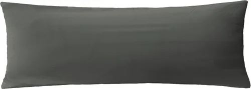 Vista 8 de iMaylex Funda de almohada con cremallera de tela de microfibra cepillada suave, cómoda y ligera, de fácil cuidado, negra, para cuerpo, 20 pulgadas x