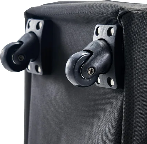 Vista 18 de Master Massage - Mesa de masaje con ruedas, estilo equipaje, funda de transporte de 27 a 32 pulgadas de ancho, mesa de masaje plegable, color negro