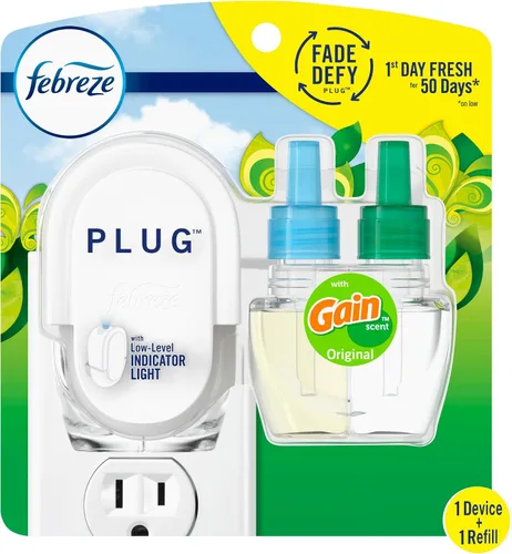 Vista 11 de Febreze Recambio de aceite perfumado para ambientador enchufable, aroma Gain Original