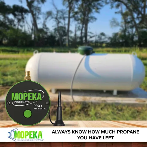 Vista 6 de Mopeka Pro + Sensor Celular - Sensor Ultrasónico Bluetooth y Celular Para Tanques de Propano de Acero - Perfecto Para Tanques de Propano - Hasta