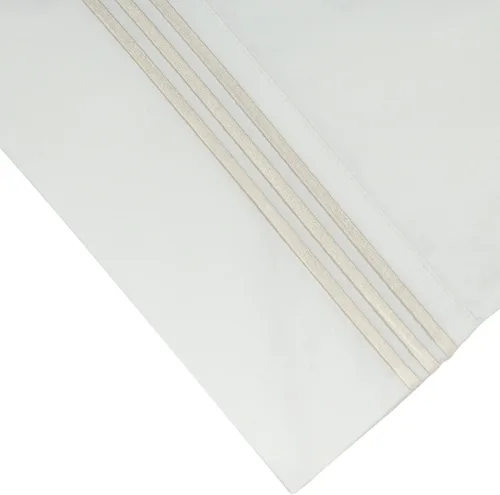 Vista 9 de Pointehaven Funda de almohada bordada de algodón egipcio de 300 hilos (negro, estándar)