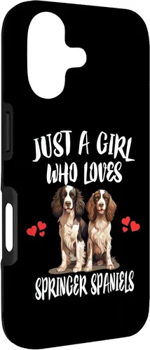 Vista 3 de Just a Girl Who Loves Springer Spaniels Dog Case for iPhone 17