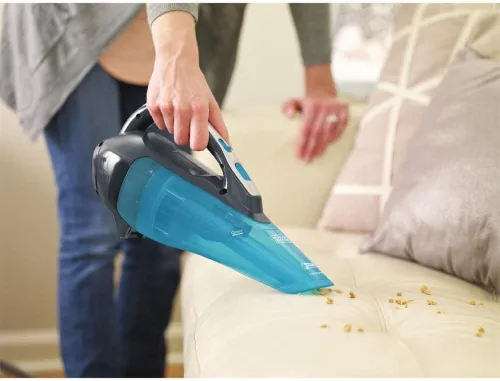 Vista 5 de BLACK+DECKER Dustbuster AdvancedClean Aspiradora de mano inalámbrica para húmedo/seco, titanio (HLWVA325J21)