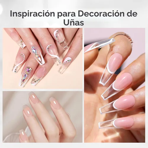 Vista 9 de BORN PRETTY Gel Constructor para Uñas, Gel de Construcción de Uñas de 8 en 1 Transparente para la Cúspide de la Uña y Fortalecedor de Extensión