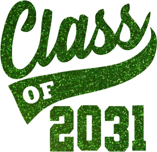 Vista 28 de Senior 2031 Iron On Transfer HTV Patch, Black