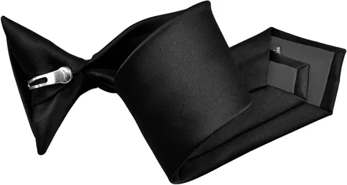 Vista 2 de Moda Di Raza Corbata de clip, corbatas para niño, corbata para niños, adolescentes, hombres clip en corbatas