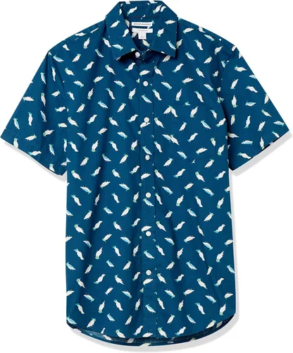 Vista 6 de Tienda Essentials Camisa de manga corta ajustada para hombre