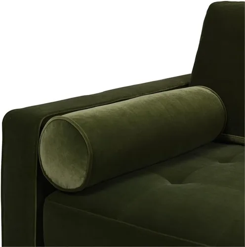 Vista 10 de Jennifer Taylor Home Nicholas - Sofá moderno de mediados de siglo de 83.5 pulgadas, terciopelo verde oliva