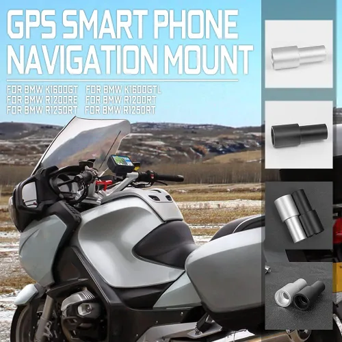 Vista 5 de Soporte de navegación para teléfono móvil de motocicleta para B-M-W R1200RT R1200RS R1250RS K1600GT K1600GTL K1600B 2018 2019 2020 2021 2022 Barra