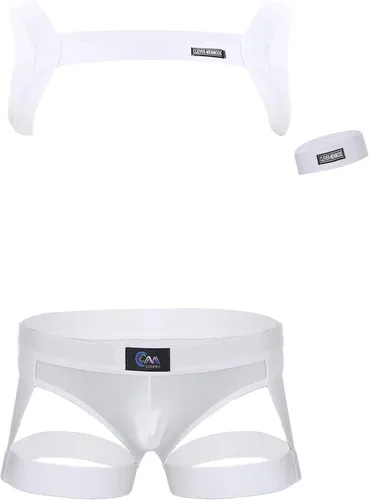Vista 14 de Jockstrap Lucha Sencillo Bolsa Hebilla Bolsa Leotardo Ropa Interior Arnés Monos