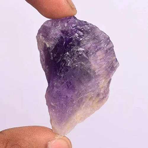 Vista 2 de Earth Mines - Piedra preciosa suelta de amatista violeta 100% natural, 90.50 quilates, sin calefacción, con certificación de amatista, suelta