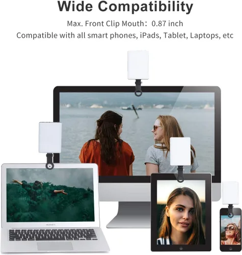 Vista 2 de Newmowa Luz de relleno para selfie+agarre de mano de potencia de 10000mAh
