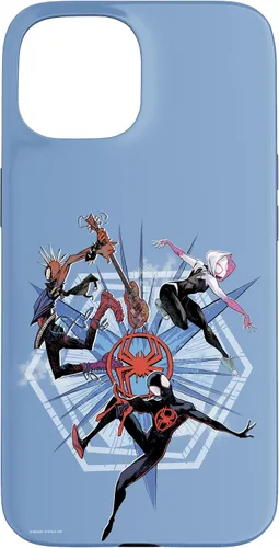 Vista 6 de Funda para iPhone 16 Marvel Spider-Man: Across the Spider-Verse Miles Gwen Hobie