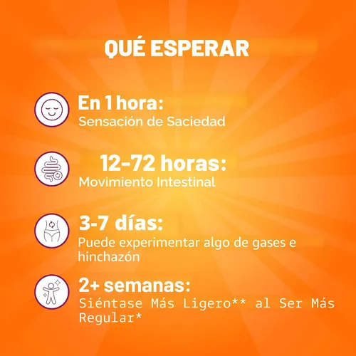 Vista 9 de Metamucil 4-en-1 suplemento de fibra de cáscara de psyllium, sin azúcar, 180 cucharaditas, sabor a naranja, polvo de fibra diaria para la salud
