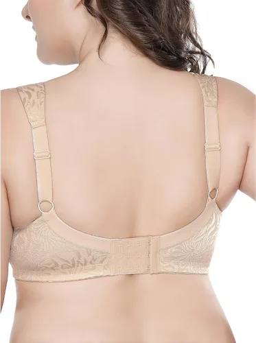 Vista 4 de Deyllo Women's Full Coverage Plus Size Comfort Minimizer Bra Wirefree Non Padded