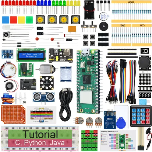Vista 10 de Freenove Kit de inicio definitivo para Raspberry Pi Pico (incluido), microcontrolador Cortex-M0+ de doble núcleo, tutorial detallado de 767 páginas