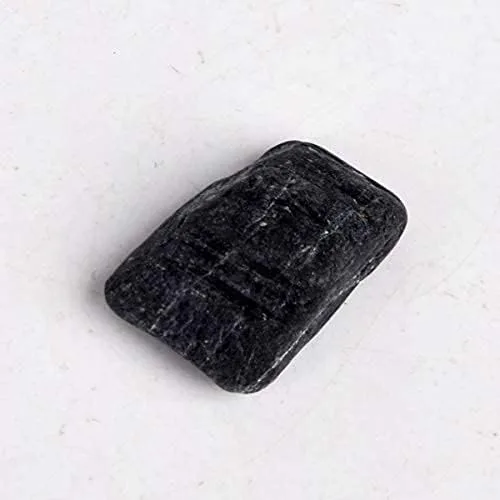 Vista 2 de GEMHUB Turmalina natural AAA++ de calidad 115.50 Ct, cristal curativo, piedra de turmalina negra cruda, Gema, Turmalina mejorada