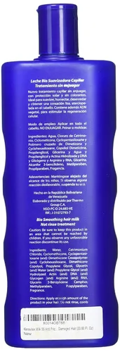 Vista 2 de Kleravitex Milk 55 - Acondicionador sin enjuague para el cabello, tratamiento en crema desenredante de 33.80 onzas, botella antiencrespamiento